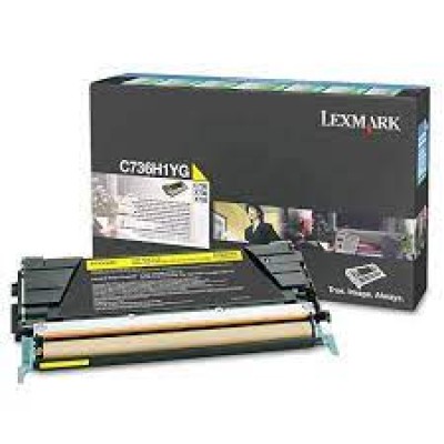 Lexmark C736H1YG Sarı Orjinal Toner