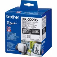 Brother DK-22205 Sürekli Etiket 62x30.48m - QL-550 / QL-560 / QL-570 Brother DK-22205 Sürekli Etiket 62x30.48m - QL-550 / QL-560 / QL-570