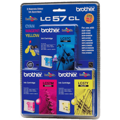 Brother LC57CMY 3'lü Set Orjinal Kartuş - DCP-130C