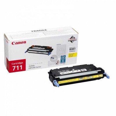 Canon CRG-711Y (1657B002) Sarı Orjinal Toner - LBP5300