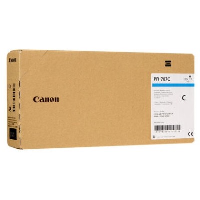 Canon PFI-707C (9822B001) Mavi Orjinal Kartuş - iPF830 / iPF840