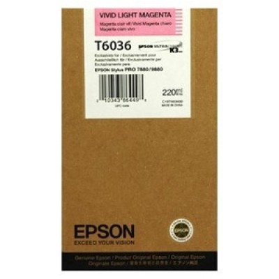 Epson C13T603600 Açık Kırmızı Orjinal Kartuş - Stylus Pro 7800