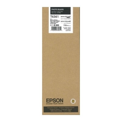 Epson C13T636100 (T6361) Foto Siyah Orjinal Kartuş - Stylus Pro 7700