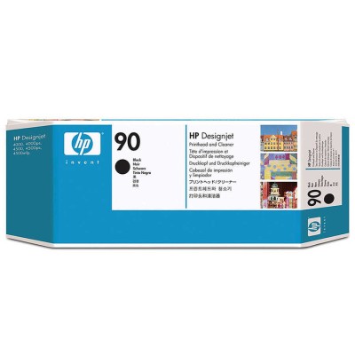 HP C5054A (90) Siyah Kafa Kartuş + Temizleyici - DesignJet 4000