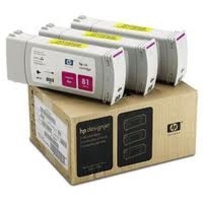 HP C5068A (81) 3lü Kırmızı Plotter Kartuş - DesignJet 5000 / 5500