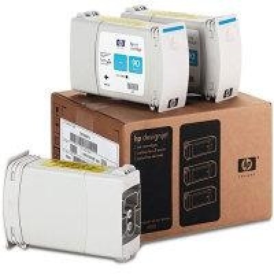 HP C5083A (90) 3lü Mavi Orjinal Kartuş - DesignJet 4000