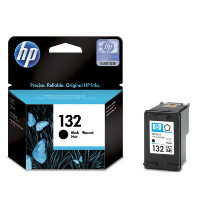 HP C9362HE (132) Siyah Orjinal Kartuş