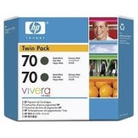 HP CB339A (70) Mat Siyah Orjinal Kartuş 2li Paket - Designjet Z2100