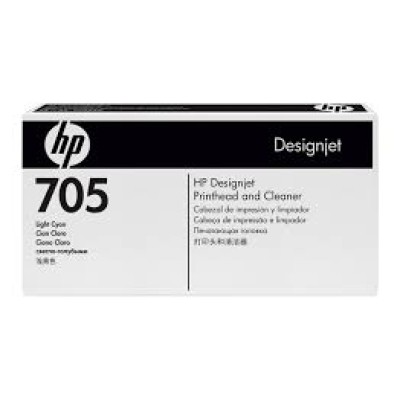HP CD957A (705) Açık Mavi Orjinal Baskı Kafası ve Temizleyici - DesignJet 5100