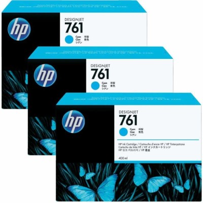 HP CR272A (761) 3lü Paket Mavi Kartuş - Designjet T7100