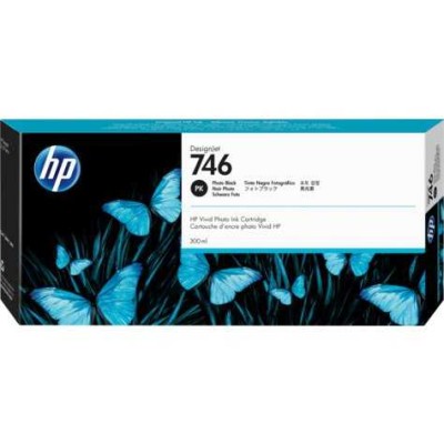 HP P2V82A (746) Foto Siyah Orjinal Kartuş - DesignJet Z6 / Z9+dr