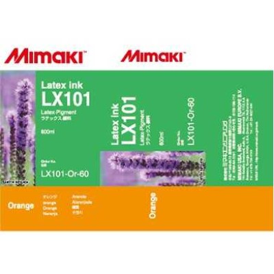 Mimaki LX101-OR-60 Orange(Turuncu) Orjinal Lateks Mürekkep JV400-130LX , JV400-160LX
