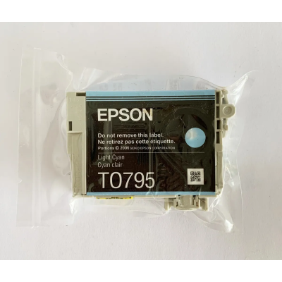 Epson C13T07954020 Açık Mavi Orjinal Kartuş - Stylus Photo 1400