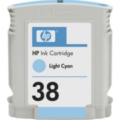 HP C9418A (38) Açık Mavi Orjinal Kartuş - B9180