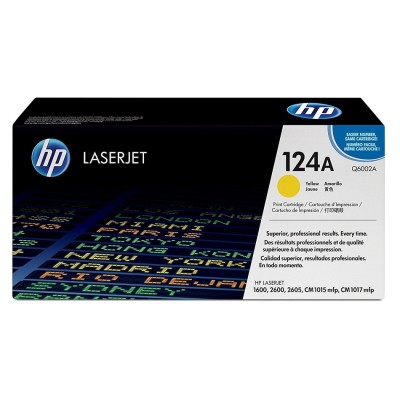 HP Q6002A (124A) Sarı Orjinal Toner - Laserjet 1600