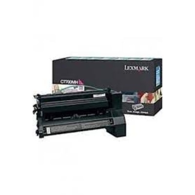 Lexmark C7700MH Kırmızı Orjinal Toner Yüksek Kapasite - C770 / C772