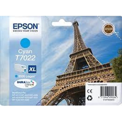 Epson C13T70224010 Mavi XL Orjinal Kartuş - WP-4015DN