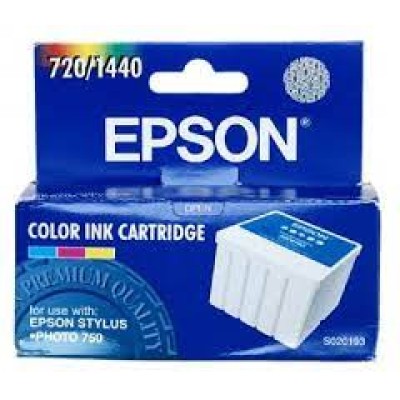 Epson C13S020193 Renkli Orjinal Kartuş - Stylus Photo 750