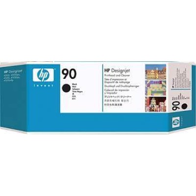 HP C5054A 90 Siyah Kafa Kartuşu + Temizleyicisi DesignJet 4000 C