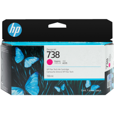 HP 498N6A 738 Kırmızı Orjinal Kartuş DesignJet T850 T950