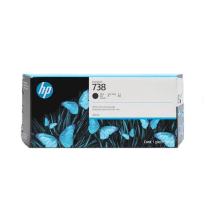 HP 498Q0A 738M Siyah Orjinal Kartuş DesignJet T850 T950
