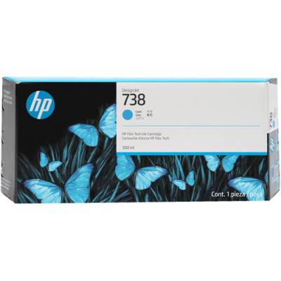 HP 676M6A 738 Mavi Orjinal Kartuş DesignJet T850 T950