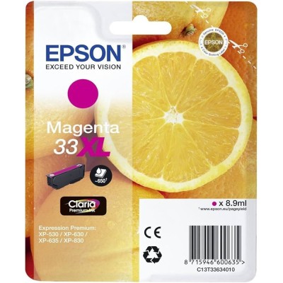 Epson C13T33634012 Kırmızı Orjinal Kartuş - XP-530