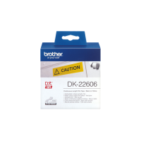Brother DK-22606 Orjinal Sarı Etiket Rulosu 62mm x 15.24m - QL-500W