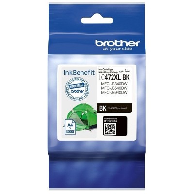 Brother LC472XL BK Siyah Orjinal Kartuş MFC J2340DW J3540DW