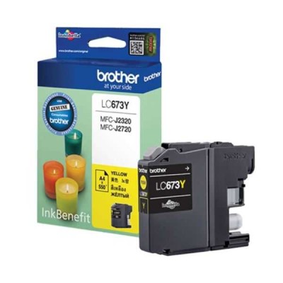 Brother LC673Y Sarı Orjinal Kartuş - MFC-J2720 / MFC-J2320