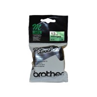 Brother M-731 Yeşil Üzerine Siyah P-Touch Etiket 12mm - PT-55 / PT-60 / PT-80