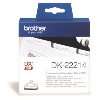 Brother P-Touch DK-22214 DK Sürekli Kağıt Etiket 12mm x 30.48m Brother P-Touch DK-22214 DK Sürekli Kağıt Etiket 12mm x 30.48m