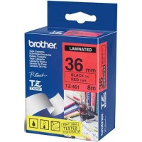 Brother TZ-461 Kırmızı Üzerine Siyah Orjinal Etiket Şeridi 36mm x 8m - RPT-D400AD Brother TZ-461 Kırmızı Üzerine Siyah Orjinal Etiket Şeridi 36mm x 8m - RPT-D400AD