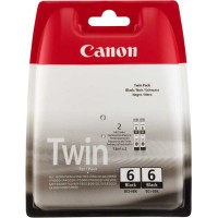 Canon BCI-6BK / BCI-6BK (4705A046AA) İkili Paket Siyah Orjinal Kartuş - BJC-8200