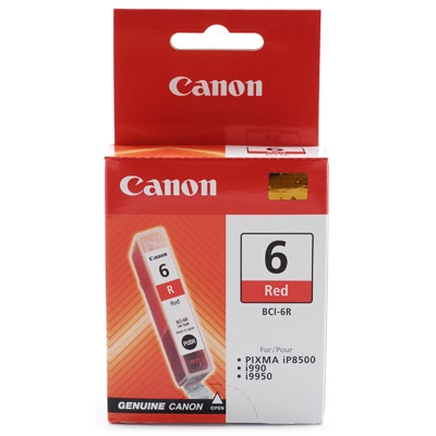 Canon BCI-6R Kırmızı (Red) Orjinal Kartuş - BJC-8200