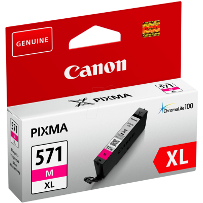 Canon CLI-571XL (0333C001) M Yüksek Kapasite Kırmızı Orjinal Kartuş - MG5700 / MG6800
