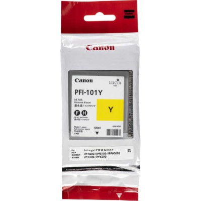 Canon PFI-101Y (0886B001AA) Sarı Orjinal Kartuş - IPF6000s / IPF5000