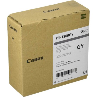 Canon PFI-1300GY Gri Orijinal Mürekkep Kartuş 330 ml.