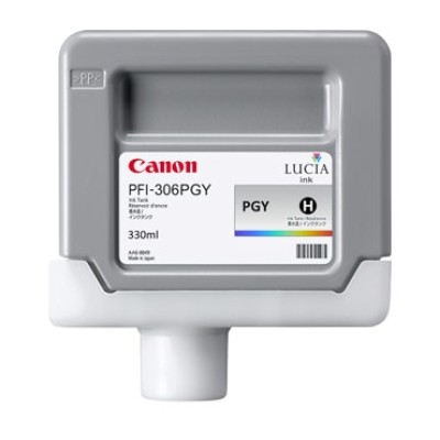 Canon PFI-306PGY Parlak Gri Orjinal Kartuş - İPF8400 / İPF9400