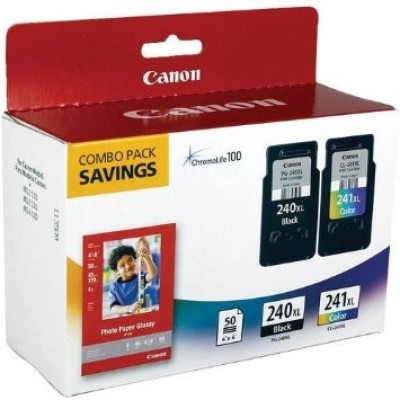 Canon PG-240XL / CL-241XL (5206B031) Siyah ve Renkli Orjinal Multipack Kartuş - MX472 / MX532