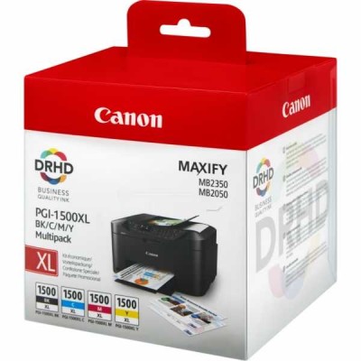 Canon PGI-1500XL BKCMY (9182B004) Multipack 4lü Set Kartuş - MB2050 / MB2350