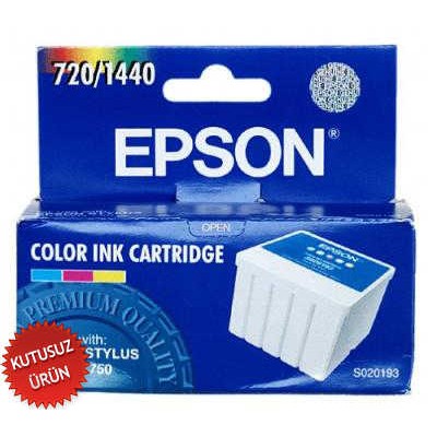 Epson C13S020193 Renkli Orjinal Kartuş - Stylus Photo 750