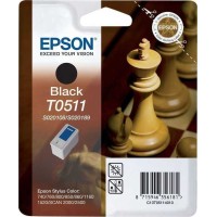 Epson C13T051140 (T0511) Siyah Orjinal Kartuş - Stylus 740 / 760