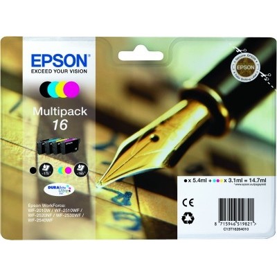 Epson C13T16264020 Multipack Orjinal Kartuş - WF-2010