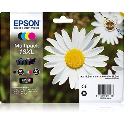 Epson C13T18164020 Çoklu Paket Orjinal Kartuş - XP-102