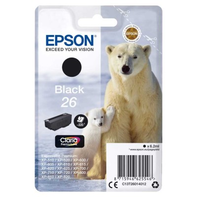 Epson C13T260140 Siyah Orjinal Kartuş - XP-600