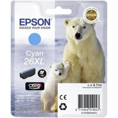 Epson C13T263240 Mavi Orjinal Kartuş - XP-600