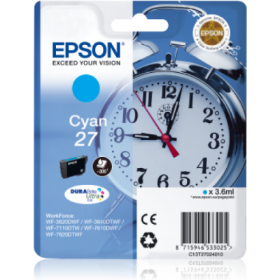 Epson C13T27024020 Mavi Orjinal Kartuş - WF-3620