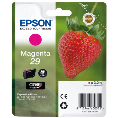 Epson C13T29834022 Kırmızı Orjinal Kartuş - XP-235 / XP-435