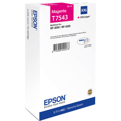 Epson C13T754340 Kırmızı Orjinal Kartuş - WF-8090 / WF-8590